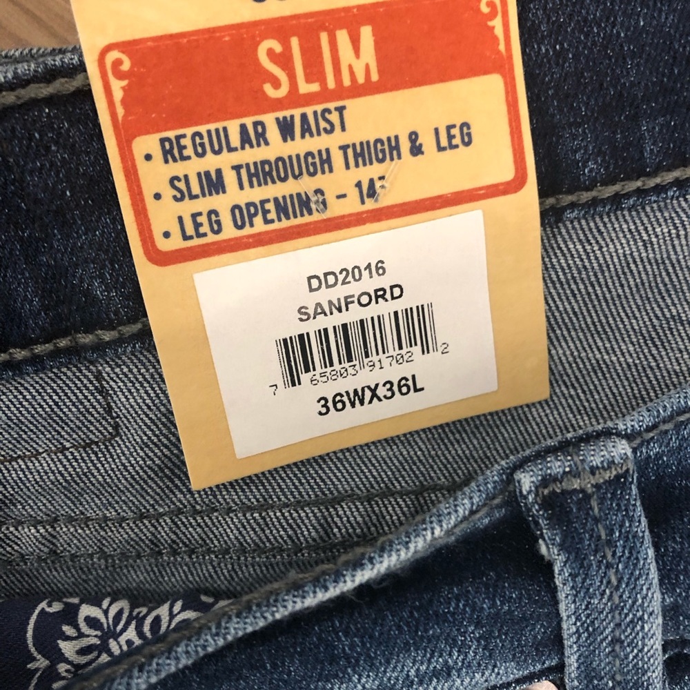 DEVIL-DOG Dungarees slim fit jean NWT size 36/36